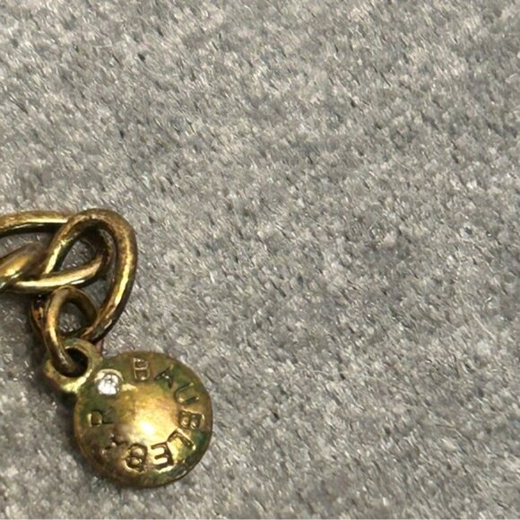 Baublebar brass tone clear gem jewelled appliqué clustered choker necklace - Picture 9 of 12